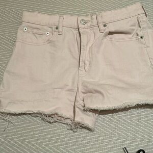 Gap denim shorts frayed hem